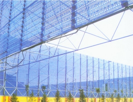 石景山环保扫风墙网架工程